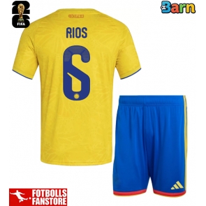 Colombia Richard Rios #6 Hemmatröja Barn VM 2026 Kortärmad (+ Korta byxor)
