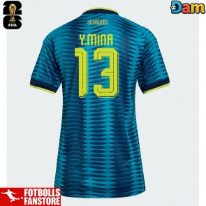 Colombia Yerry Mina #13 Bortatröja Dam VM 2026 Kortärmad