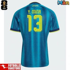 Colombia Yerry Mina #13 Bortatröja VM 2026 Kortärmad