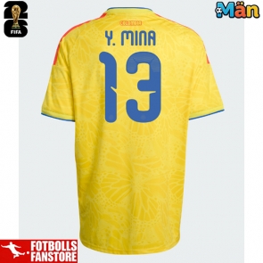 Colombia Yerry Mina #13 Hemmatröja VM 2026 Kortärmad