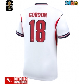 England Anthony Gordon #18 Hemmatröja VM 2026 Kortärmad