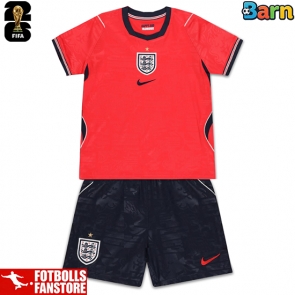England Bortatröja Barn VM 2026 Kortärmad (+ Korta byxor)