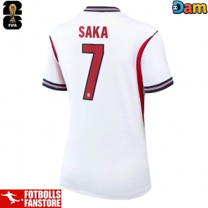 England Bukayo Saka #7 Hemmatröja Dam VM 2026 Kortärmad