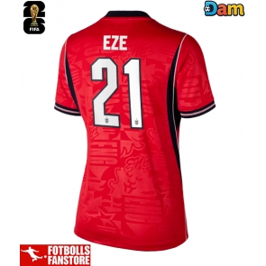 England Eberechi Eze #21 Bortatröja Dam VM 2026 Kortärmad