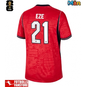 England Eberechi Eze #21 Bortatröja VM 2026 Kortärmad