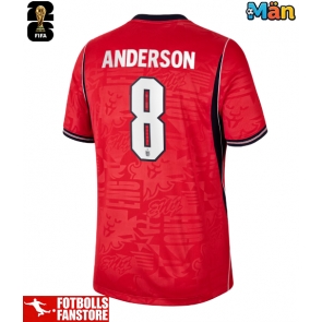 England Elliot Anderson #8 Bortatröja VM 2026 Kortärmad