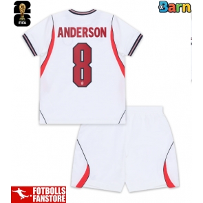 England Elliot Anderson #8 Hemmatröja Barn VM 2026 Kortärmad (+ Korta byxor)