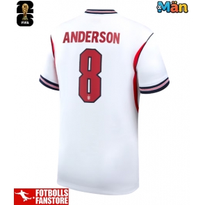 England Elliot Anderson #8 Hemmatröja VM 2026 Kortärmad