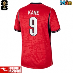 England Harry Kane #9 Bortatröja VM 2026 Kortärmad