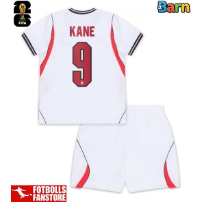 England Harry Kane #9 Hemmatröja Barn VM 2026 Kortärmad (+ Korta byxor)