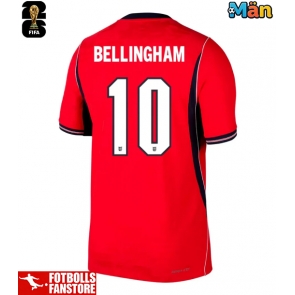 England Jude Bellingham #10 Bortatröja VM 2026 Kortärmad
