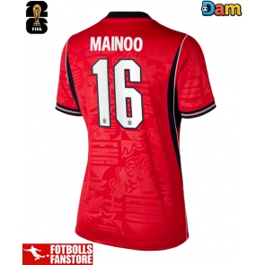 England Kobbie Mainoo #16 Bortatröja Dam VM 2026 Kortärmad