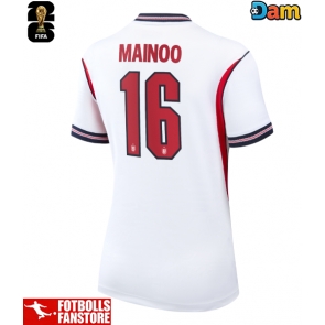 England Kobbie Mainoo #16 Hemmatröja Dam VM 2026 Kortärmad