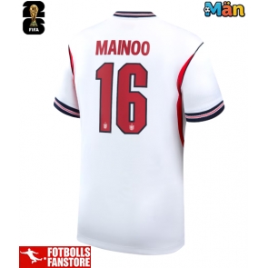 England Kobbie Mainoo #16 Hemmatröja VM 2026 Kortärmad
