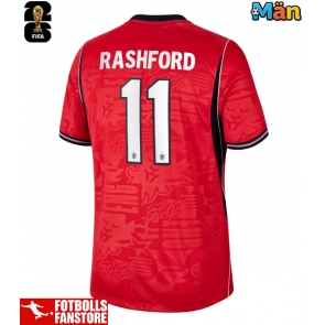 England Marcus Rashford #11 Bortatröja VM 2026 Kortärmad