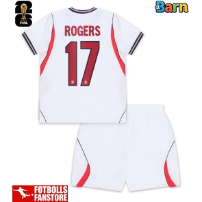 England Morgan Rogers #17 Hemmatröja Barn VM 2026 Kortärmad (+ Korta byxor)