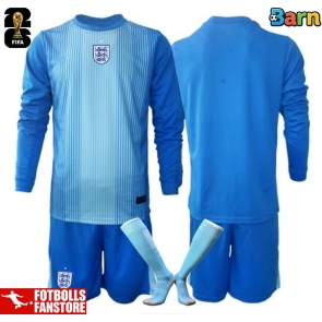 England Målvakt Hemmatröja Barn VM 2026 Långärmad (+ Korta byxor)