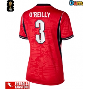England Nico O'Reilly #3 Bortatröja Dam VM 2026 Kortärmad