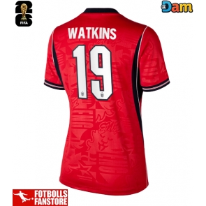 England Ollie Watkins #19 Bortatröja Dam VM 2026 Kortärmad