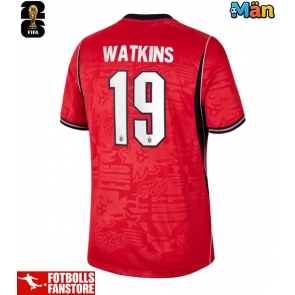 England Ollie Watkins #19 Bortatröja VM 2026 Kortärmad