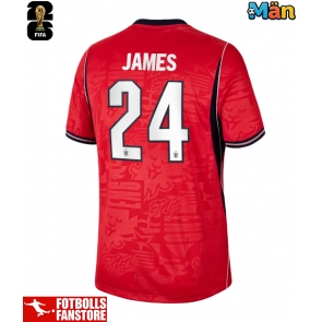 England Reece James #24 Bortatröja VM 2026 Kortärmad