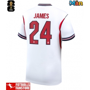 England Reece James #24 Hemmatröja VM 2026 Kortärmad