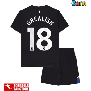 Everton Jack Grealish #18 Tredje Tröja Barn 2025-26 Kortärmad (+ Korta byxor)