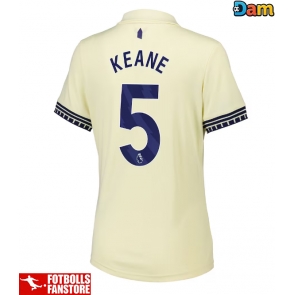 Everton Michael Keane #5 Bortatröja Dam 2025-26 Kortärmad