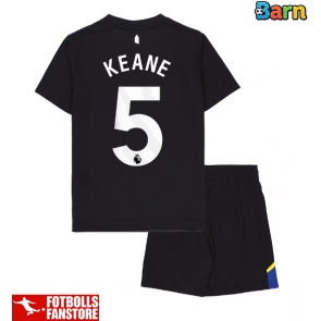 Everton Michael Keane #5 Tredje Tröja Barn 2025-26 Kortärmad (+ Korta byxor)