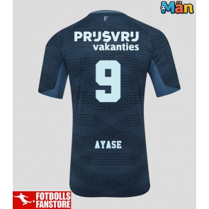 Feyenoord Ayase Ueda #9 Bortatröja 2025-26 Kortärmad