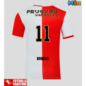 Feyenoord Goncalo Borges #11 Hemmatröja 2025-26 Kortärmad