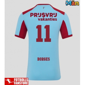 Feyenoord Goncalo Borges #11 Tredje Tröja 2025-26 Kortärmad