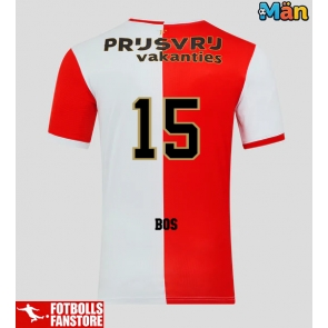 Feyenoord Jordan Bos #15 Hemmatröja 2025-26 Kortärmad