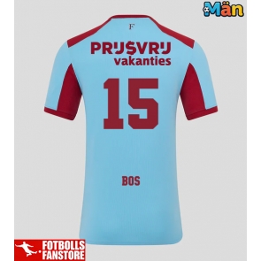 Feyenoord Jordan Bos #15 Tredje Tröja 2025-26 Kortärmad