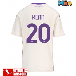 Fiorentina Moise Kean #20 Bortatröja 2025-26 Kortärmad