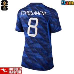Frankrike Aurelien Tchouameni #8 Hemmatröja Dam VM 2026 Kortärmad