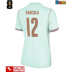 Frankrike Bradley Barcola #12 Bortatröja Dam VM 2026 Kortärmad