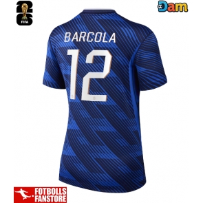 Frankrike Bradley Barcola #12 Hemmatröja Dam VM 2026 Kortärmad