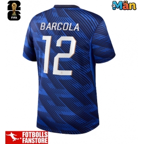Frankrike Bradley Barcola #12 Hemmatröja VM 2026 Kortärmad