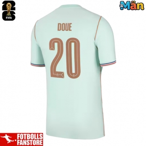 Frankrike Desire Doue #20 Bortatröja VM 2026 Kortärmad