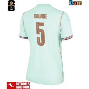 Frankrike Jules Kounde #5 Bortatröja Dam VM 2026 Kortärmad