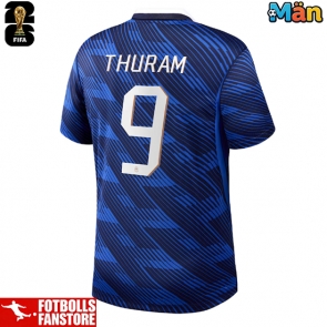 Frankrike Marcus Thuram #9 Hemmatröja VM 2026 Kortärmad