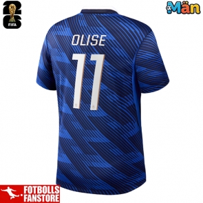 Frankrike Michael Olise #11 Hemmatröja VM 2026 Kortärmad