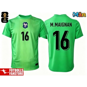 Frankrike Mike Maignan #16 Målvakt Bortatröja VM 2026 Kortärmad