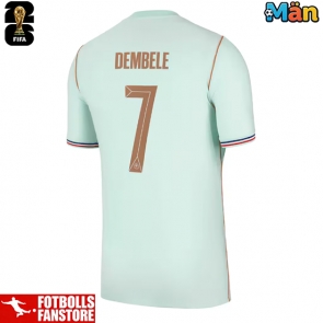 Frankrike Ousmane Dembele #7 Bortatröja VM 2026 Kortärmad