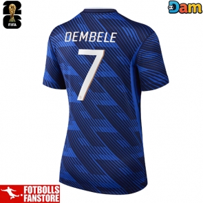 Frankrike Ousmane Dembele #7 Hemmatröja Dam VM 2026 Kortärmad