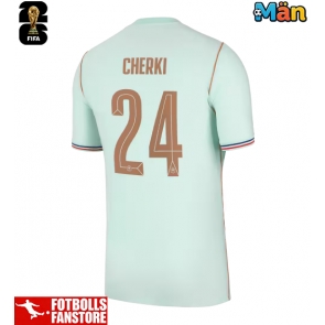 Frankrike Rayan Cherki #24 Bortatröja VM 2026 Kortärmad