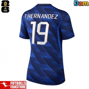 Frankrike Theo Hernandez #19 Hemmatröja Dam VM 2026 Kortärmad