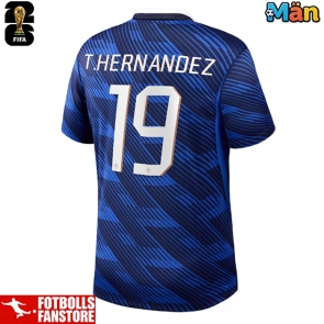 Frankrike Theo Hernandez #19 Hemmatröja VM 2026 Kortärmad