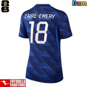 Frankrike Warren Zaire-Emery #18 Hemmatröja Dam VM 2026 Kortärmad